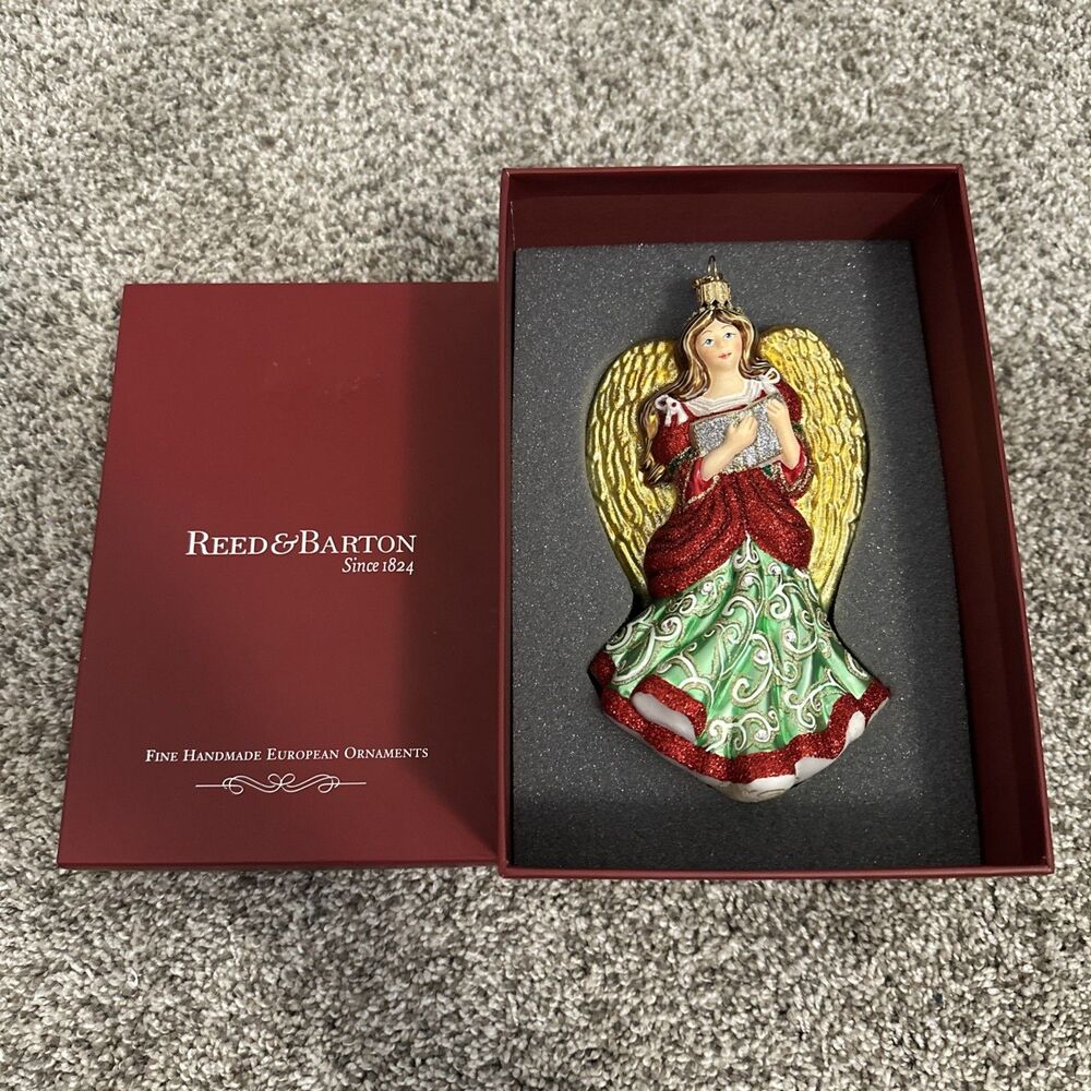 Reed & Barton C4248 Angel of Truth 6.25-Inch Handmade Ornament New